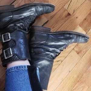 All Saints Damisi Leather boots size 38